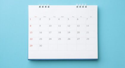 A schedule of funny calendar puns and jokes to share