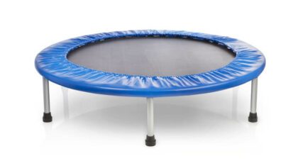 A trampoline you can jump on while telling trampoline jokes and puns