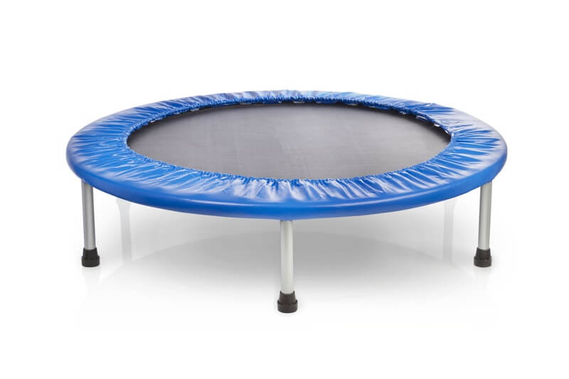 A trampoline you can jump on while telling trampoline jokes and puns