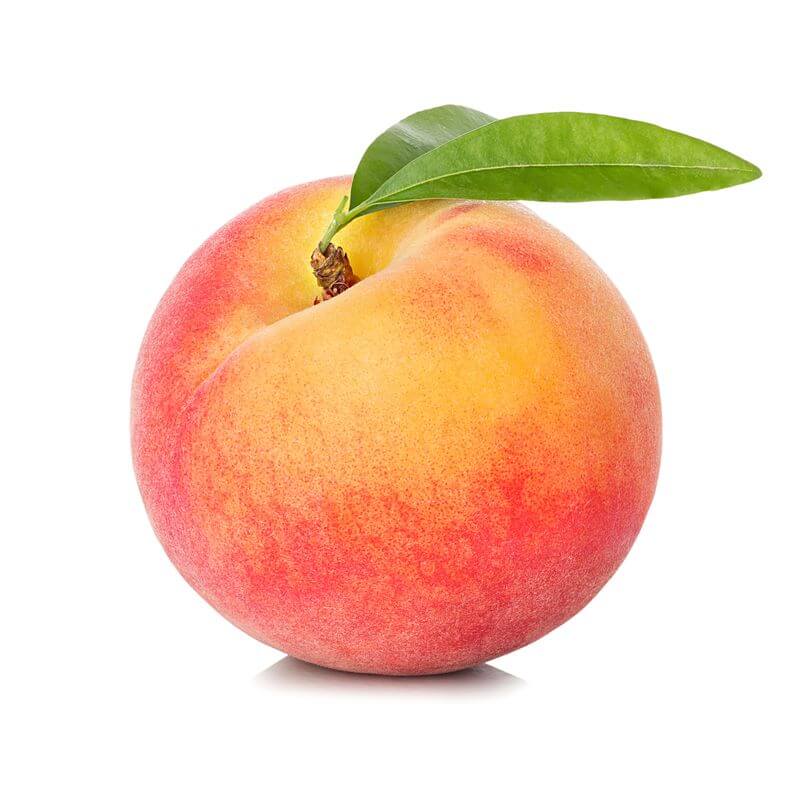 Peach that makes you think of funny peach puns and jokes